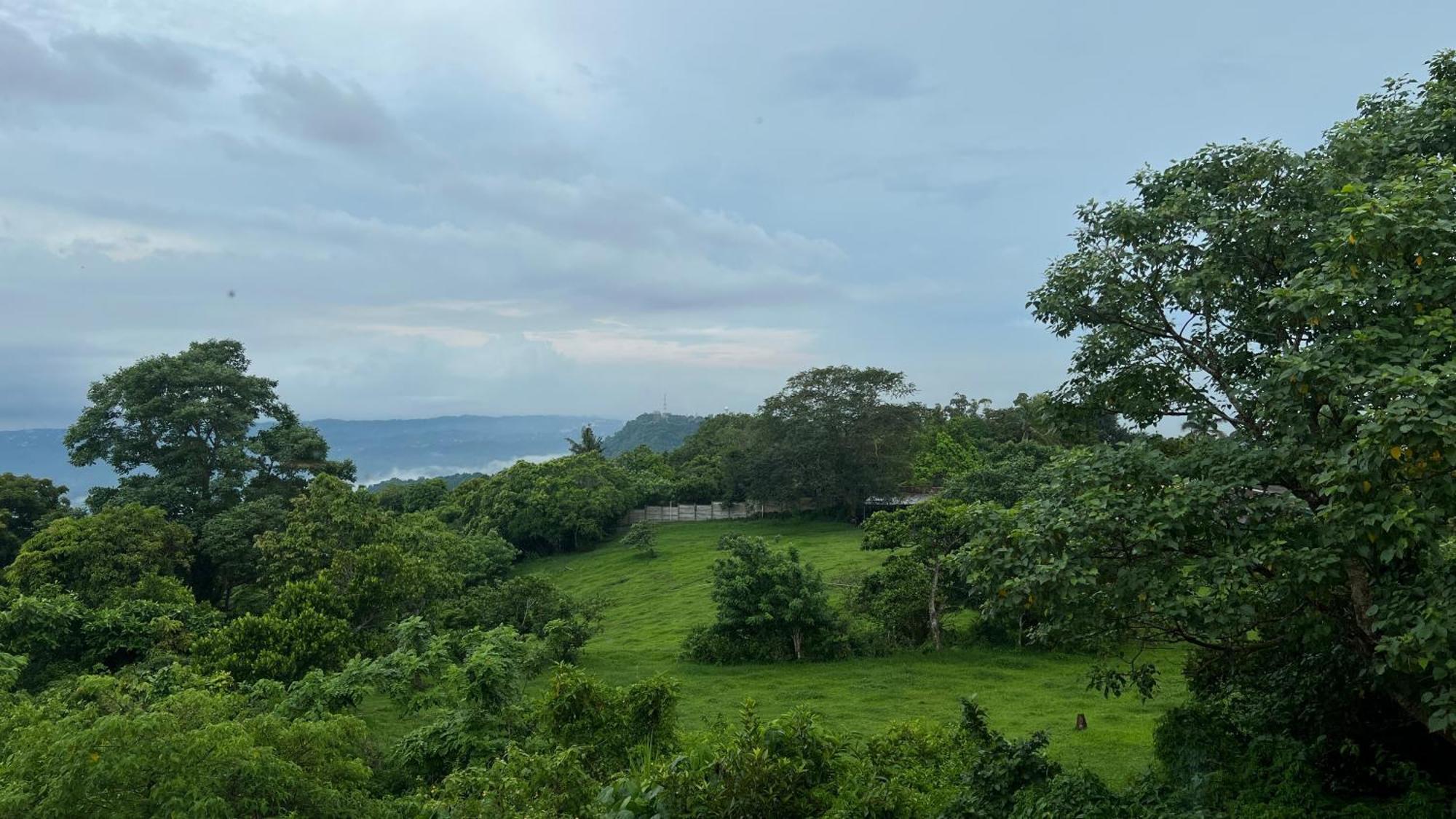 Taal Vista Hotel Tagaytay City Bagian luar foto View of the lake from the top of the hill